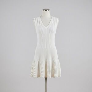 Zimmermann White Knit Dress